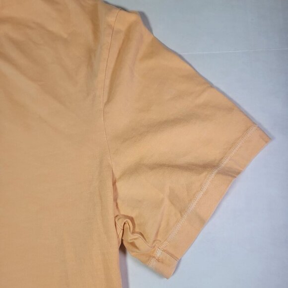 J.Crew Mens Peach Broken-In Slim T-Shirt 100% Cotton Casual Crewneck Size S - Picture 3 of 7